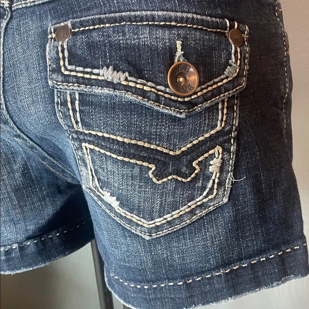 BKE Dark Blue Jean Shorts - Picture 4 of 7